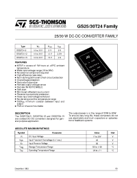 Datasheet GS25T24 manufacturer STMicroelectronics