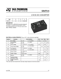 Datasheet GS2T5-5 manufacturer STMicroelectronics