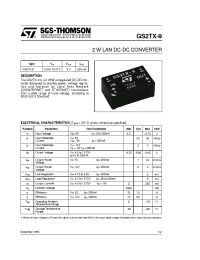 Datasheet GS2TX-9 manufacturer STMicroelectronics