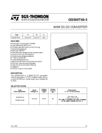 Datasheet GS300T48-5 manufacturer STMicroelectronics