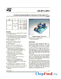 Datasheet GS-NT1P/DF3 manufacturer STMicroelectronics