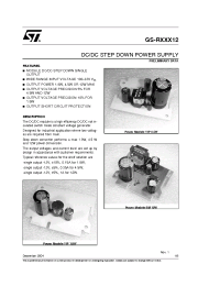 Datasheet GS-R0.3512VIP manufacturer STMicroelectronics