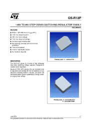 Datasheet GS-R120181.5 manufacturer STMicroelectronics