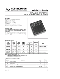 Datasheet GS-R402 manufacturer STMicroelectronics
