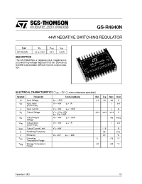 Datasheet GS-R4840N manufacturer STMicroelectronics