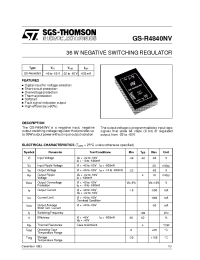 Datasheet GS-R4840NV manufacturer STMicroelectronics