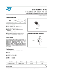 Datasheet GW30NC120HD manufacturer STMicroelectronics