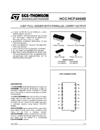 Datasheet HCC4008B manufacturer STMicroelectronics