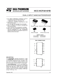 Datasheet HCC40107B manufacturer STMicroelectronics