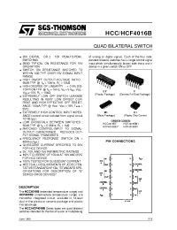 Datasheet HCC4016B manufacturer STMicroelectronics