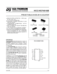 Datasheet HCC4018 manufacturer STMicroelectronics