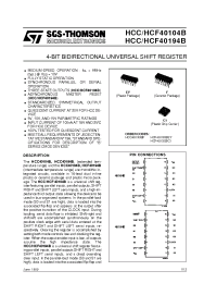Datasheet HCC40194BC1 производства STMicroelectronics