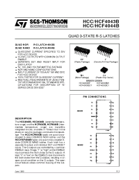 Datasheet HCC4044BM1 manufacturer STMicroelectronics