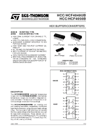 Datasheet HCC4049UB manufacturer STMicroelectronics