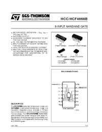 Datasheet HCC4068BF производства STMicroelectronics