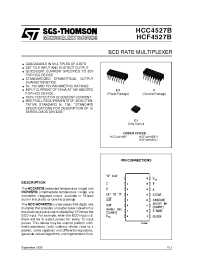 Datasheet HCC4527B производства STMicroelectronics