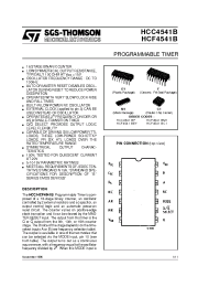 Datasheet HCC4541B manufacturer STMicroelectronics