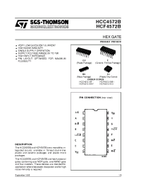 Datasheet HCC4572BF manufacturer STMicroelectronics