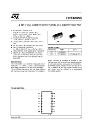 Datasheet HCF4008M013TR manufacturer STMicroelectronics