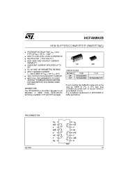 Datasheet HCF4009UM013TR manufacturer STMicroelectronics