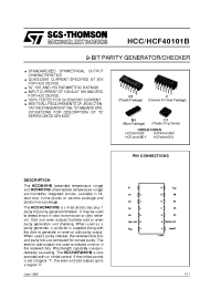 Datasheet HCF40101B manufacturer STMicroelectronics