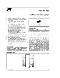 Datasheet HCF40108M013TR производства STMicroelectronics