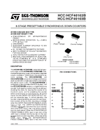 Datasheet HCF401XXBEY производства STMicroelectronics