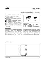 Datasheet HCF4044 manufacturer STMicroelectronics