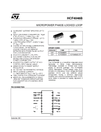 Datasheet HCF4046 manufacturer STMicroelectronics