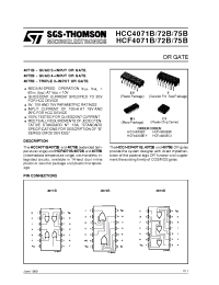 Datasheet HCF4075BEY manufacturer STMicroelectronics