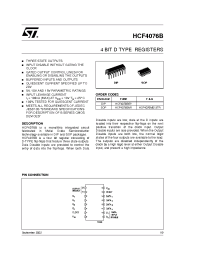 Datasheet HCF4076 manufacturer STMicroelectronics