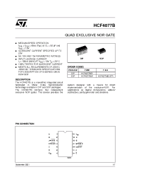 Datasheet HCF4077 manufacturer STMicroelectronics