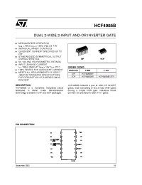 Datasheet HCF4085 manufacturer STMicroelectronics