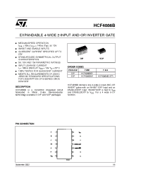 Datasheet HCF4086B manufacturer STMicroelectronics
