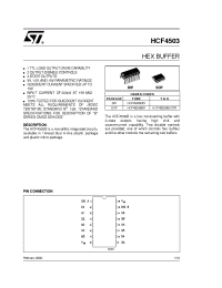 Datasheet HCF4503B manufacturer STMicroelectronics