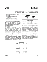Datasheet HCF4510 manufacturer STMicroelectronics