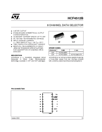 Datasheet HCF4512M013TR производства STMicroelectronics