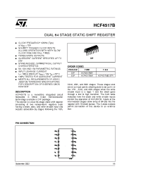 Datasheet HCF4517 manufacturer STMicroelectronics