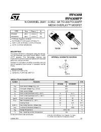 Datasheet IRF630M manufacturer STMicroelectronics