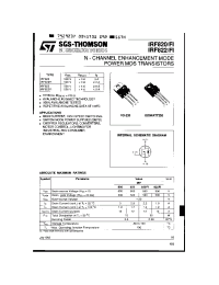 Datasheet IRF82 manufacturer STMicroelectronics