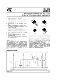 Datasheet KD1084XX manufacturer STMicroelectronics