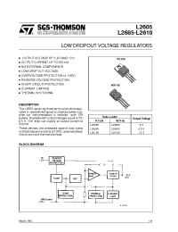 Datasheet L2610X manufacturer STMicroelectronics