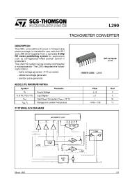 Datasheet L290B manufacturer STMicroelectronics