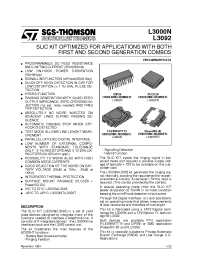 Datasheet L3092 manufacturer STMicroelectronics