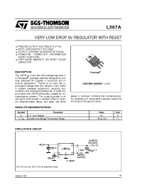 Datasheet L387A manufacturer STMicroelectronics