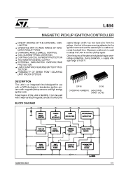 Datasheet L484D1013TR manufacturer STMicroelectronics
