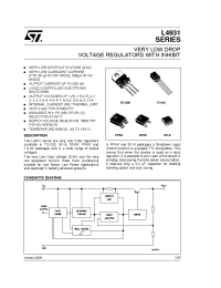 Datasheet L4931ABDT52 manufacturer STMicroelectronics