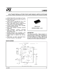 Datasheet L4952D manufacturer STMicroelectronics