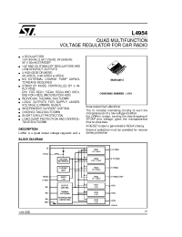 Datasheet L4954 manufacturer STMicroelectronics