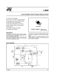 Datasheet L4960H manufacturer STMicroelectronics